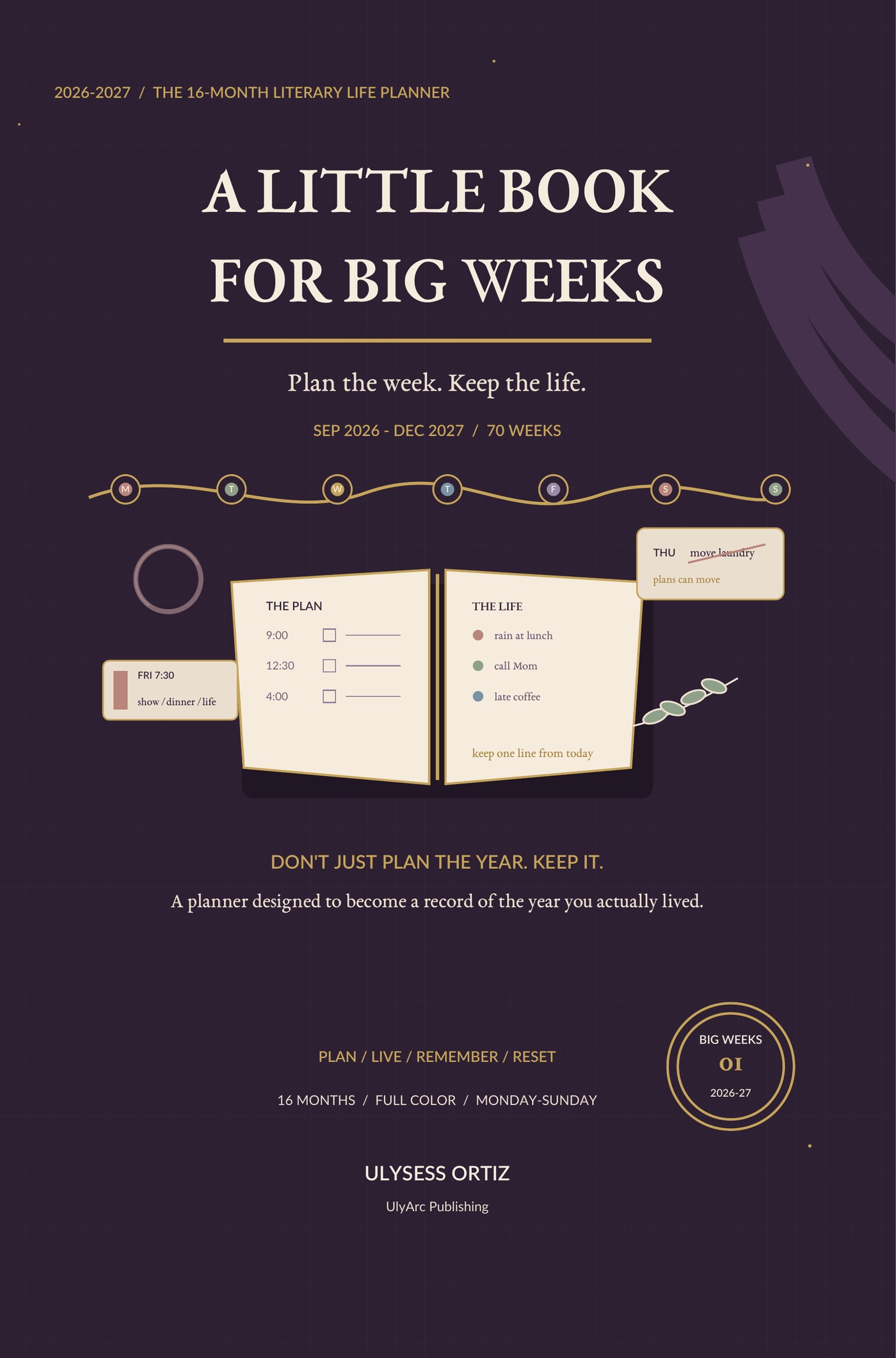 Cover of A Little Book for Big Weeks